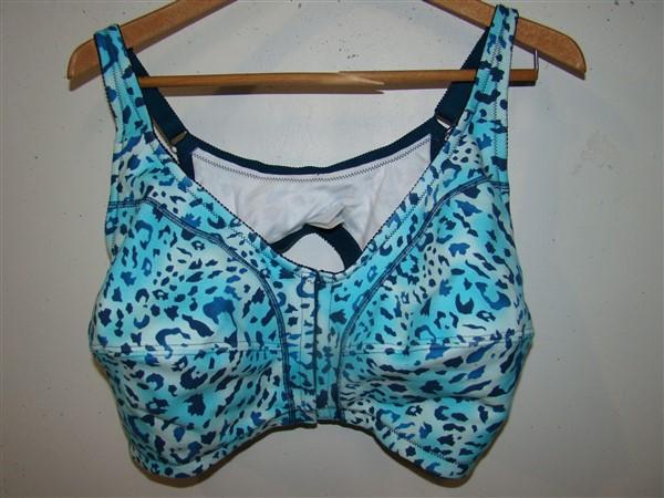 NWOT 44B Comfort Choice Wirefree Seamless Leisure Bra Cheetah #92472