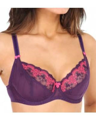 NWPT Curvy Kate 34H Romance Balconette Bra CK1501 Purple Pink #92639