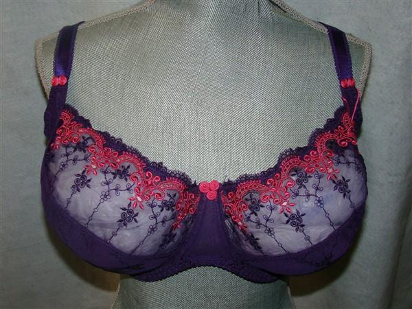 NWPT Curvy Kate 34H Romance Balconette Bra CK1501 Purple Pink #92639