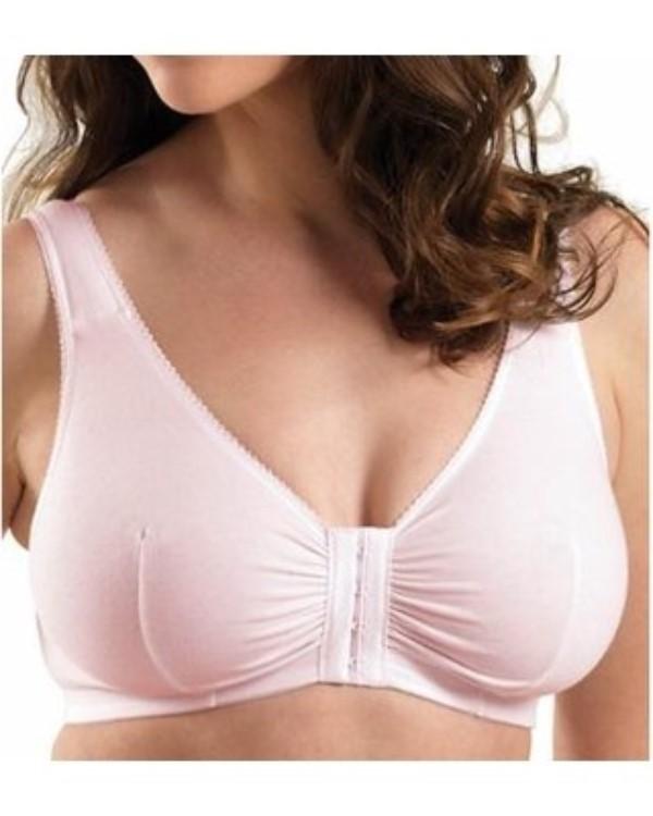 NWOT Leading Lady 38 C/D/DD Sleep & Leisure Bra 110 Pink #92649