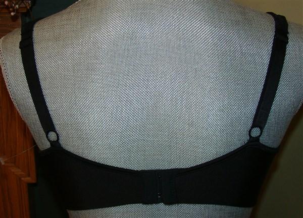 NWT Lilyette 38D Keyhole Black Underwire Minimizer 0904 Bra #92664
