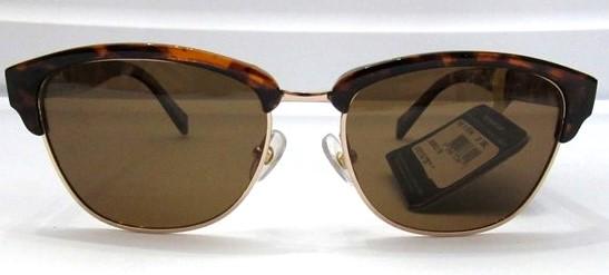 NWT Foster Grant Tort Pol Tortoiseshell Aviator Brow Sunglasses UV400 92678