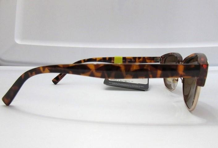 NWT Foster Grant Tort Pol Tortoiseshell Aviator Brow Sunglasses UV400 92678