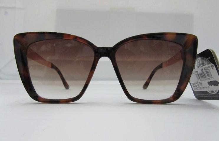 NWT Foster Grant Condemn Tortoiseshell Oversized Polarized Sunglasses #92729