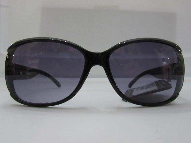NWT Foster Grant Silver Butterfly Black Bug Polarized Sunglasses 92763
