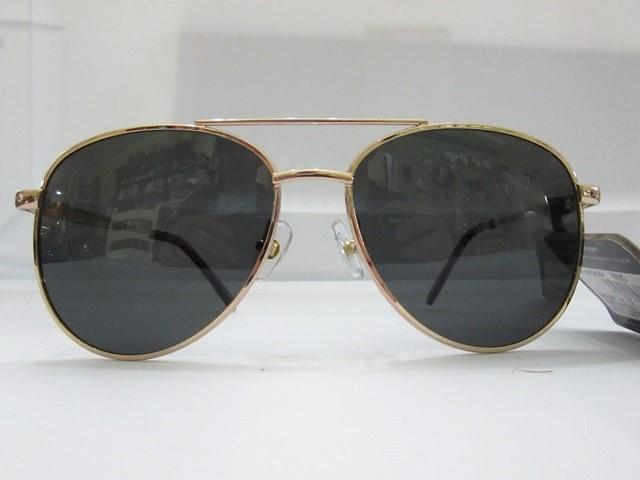 NWT Foster Grant Prelude Pilot Gold Mirrored Aviator Sunglasses UV400 #92774