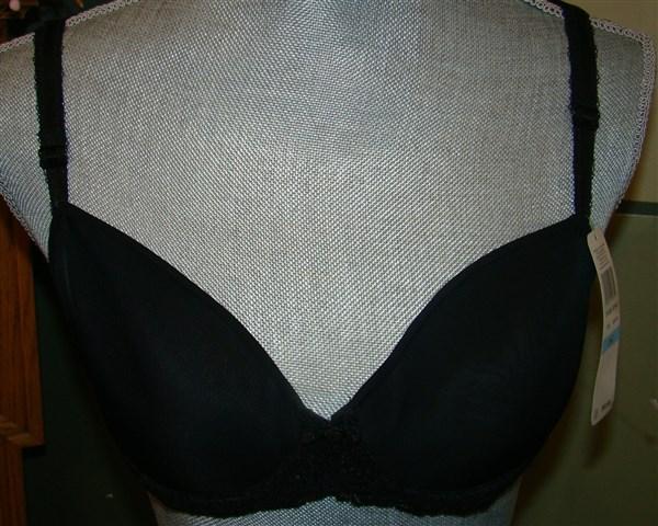NWT Wacoal 36C Seduction Demi Contour 853155 Bra Black #92785