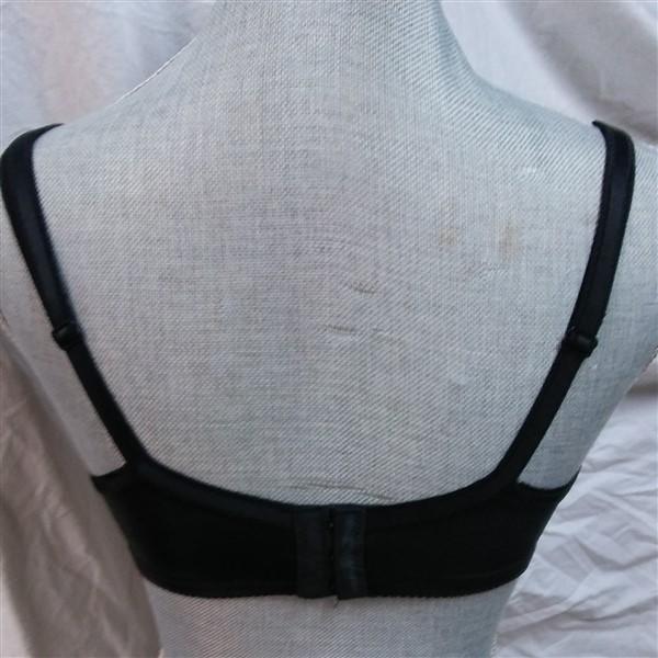 NWT Carnival 36C Two Part Lace Underwire Minimizer Bra 509 Black #92787