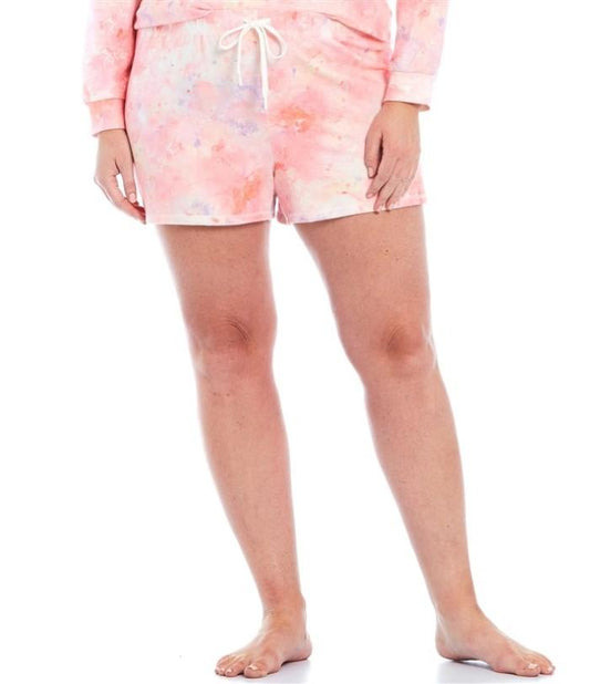New PJ Salvage Melted Crayons Tie Dye Print Jersey Knit Lounge Top