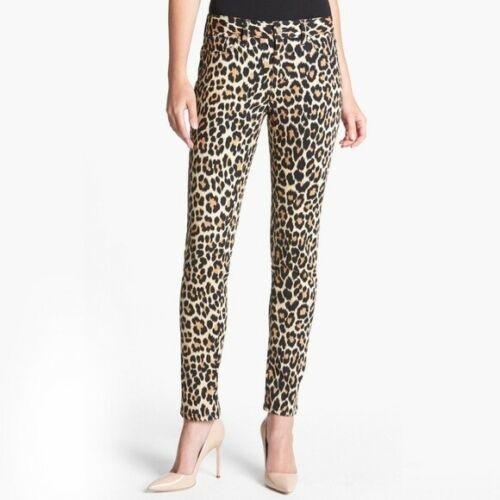 NWOT Kate Spade SZ 2 Broome Street Skinny leopard Stretch Jeans KEY PIECES 92933