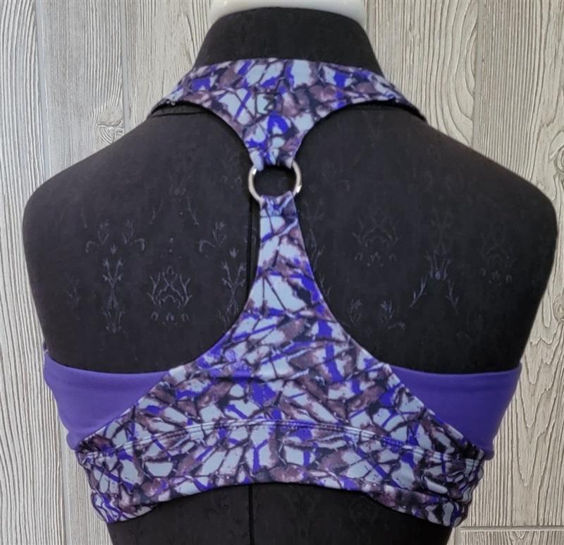 NEW Zobha S Medium Impact Sports Bra Purple 93044