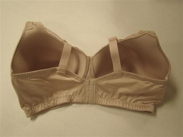 Playtex Secrets 40DD Feel Gorgeous 4573 Embroidered Cross-Dye Bra White 93062