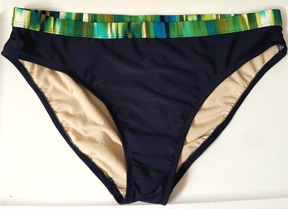 NWOT 24th & Ocean Color Gradient Navy Banded XL Bikini Swim Bottoms #93149