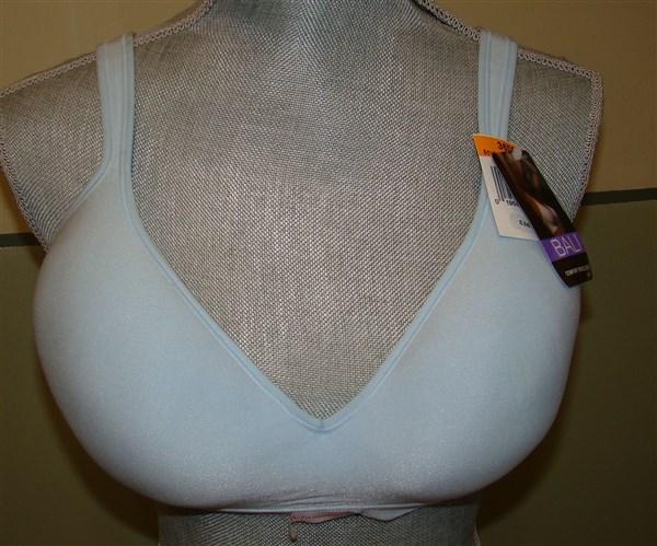 NWOT Bali 38D Comfort Revolution Wirefree Bra 3463 Blue 93219