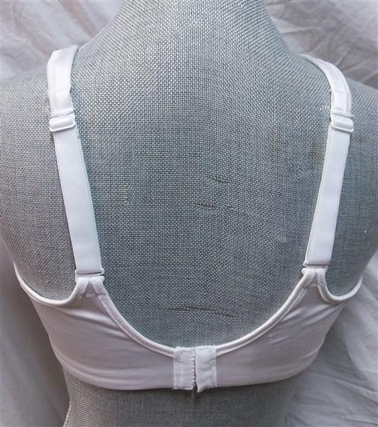 NWOT Bali 40D One Smooth U Lace Wireless Bra 6546 White #93269