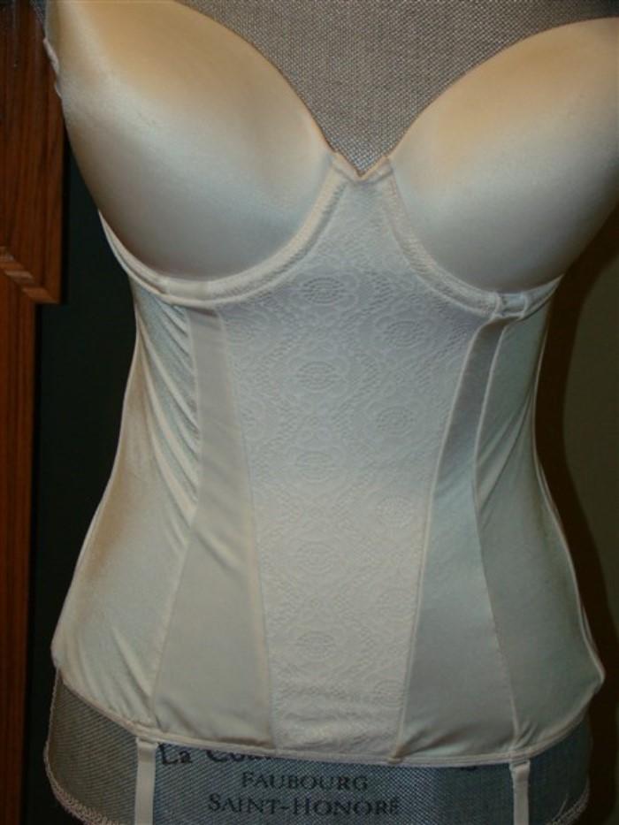NEW Maidenform Luleh 34B Merriwidow Corset Chic Essentials 33492 Ivory #93386