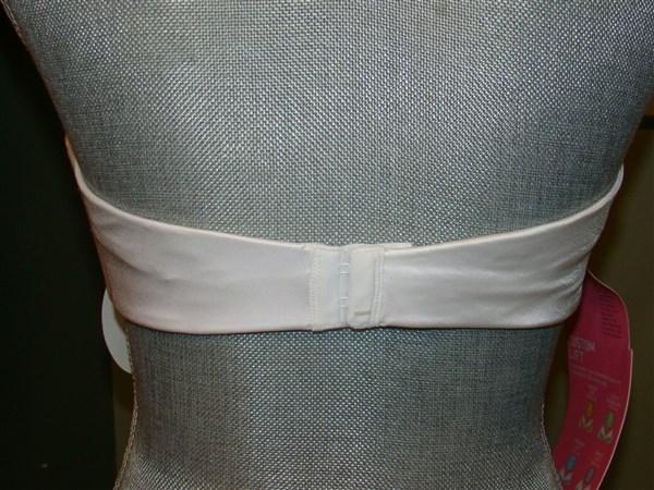 PO Maidenform 36D Custom Lift Strapless Bra 9455 White #93388