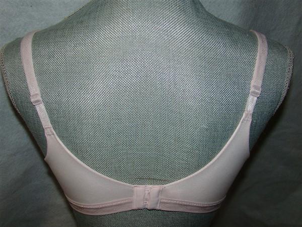 NWOT Warners Bra 36C Cloud 9 Full-Coverage Wire-Free Contour 1269 Pink 93445