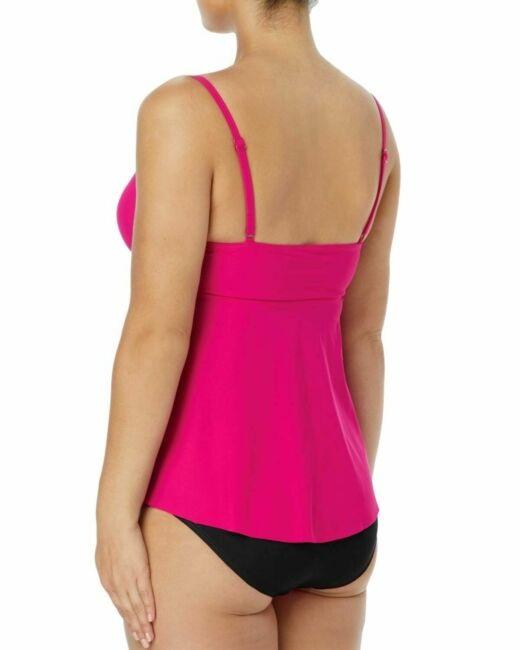 NWT Coco Reef Contours Rosewood SZ 8 Pink Tankini Swim Top #93477