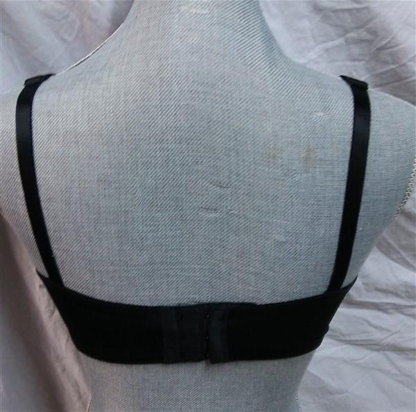 NWT Maidenform 34C Smooth Luxe Ex Coverage Back Smooth Bra DM7540 Black 93602