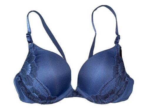 NWT Maidenform 40D Push Up Convertible Shaping Underwire Bra 05809S Blue #93611