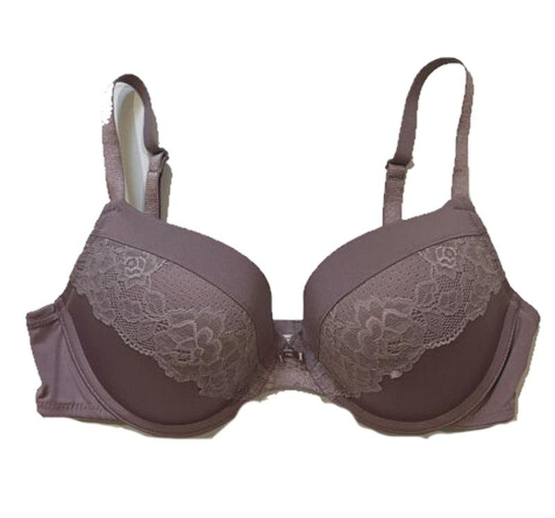 NWOT Maidenform 36D Comfy Soft Demi Underwire 5757 Bra purple 93642