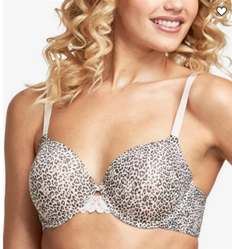 NWOT Maidenform 34DD Pure Genius 7549 Extra Coverage Bra Animal 93692