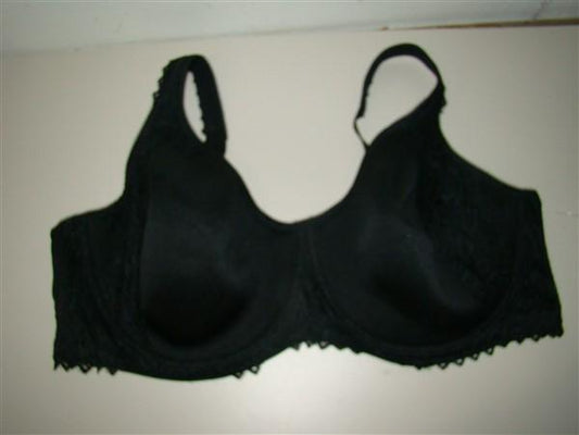 NWOT Comfort Choice 48B Lightly Padded Secret Shaping Bra Black #93722