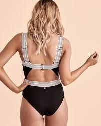 NWT Dolce Vita XS Black Cut Out Bondage Mono-Kini One-Piece Swimsuit 93725