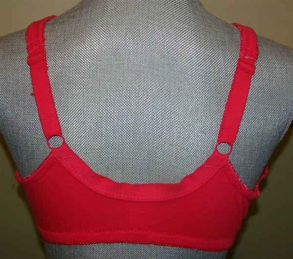 NWOT Comfort Choice 44B Pink Wirefree Back Hook Seamless Leisure Bra #93784