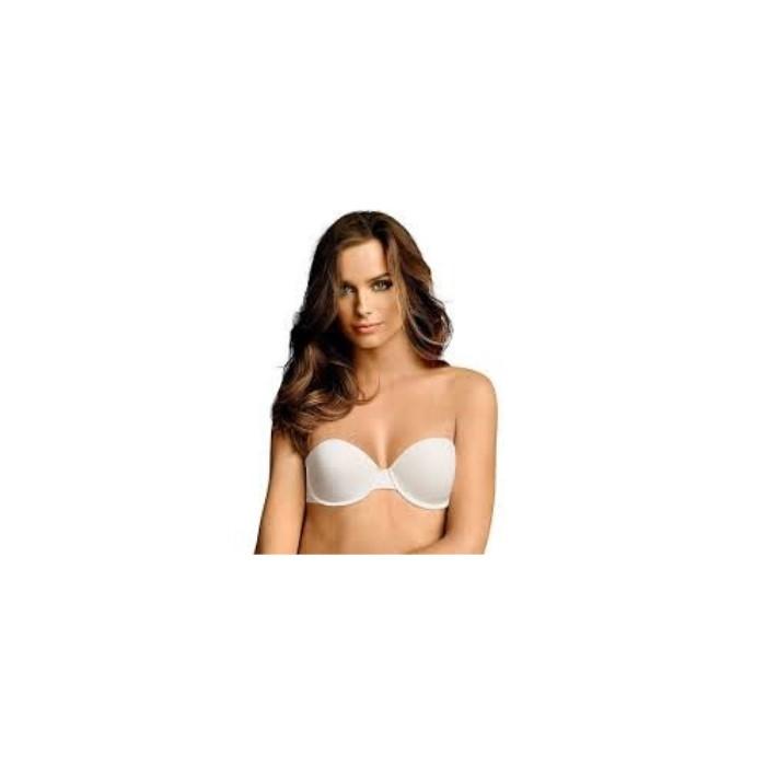 NEW Maidenform 38D Comfort Devotion Strapless Bra 9405 White #93797