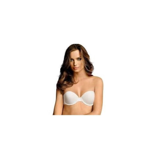 NEW Maidenform 38D Comfort Devotion Strapless Bra 9405 White #93797