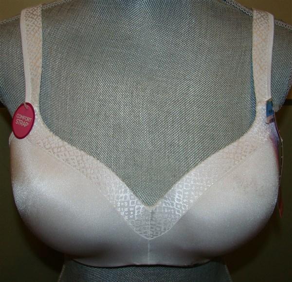 NWOT Playtex Secrets 42D Bra Full-Figure Underwire Balconette 4823 White #93907