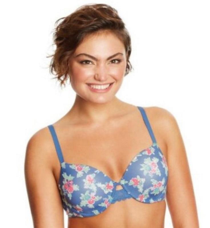 NWOT Maidenform 38D Pure Genius 7549 Extra Coverage Bra Flower 94117