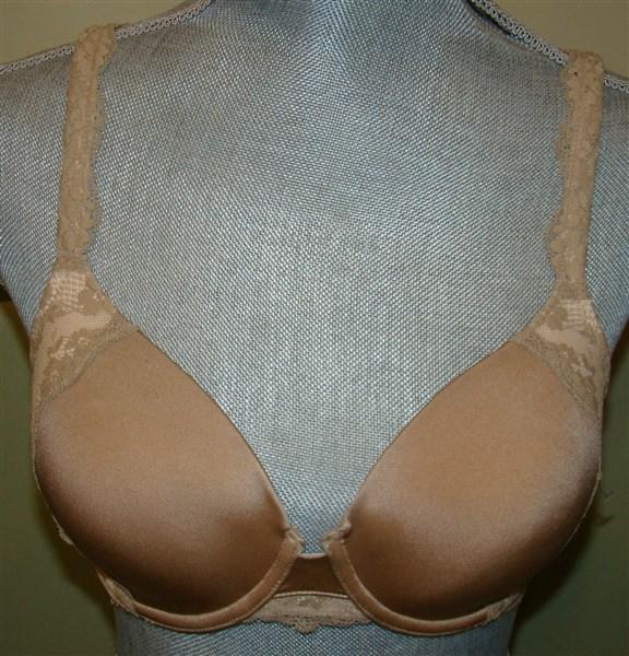 NEW Maidenform 40C Beige Pure Genius 7549 Extra Coverage Bra with Lace #94124