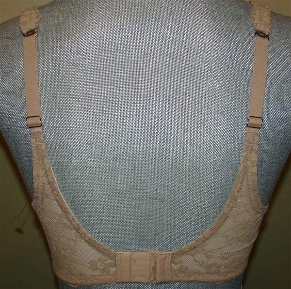 NEW Maidenform 40C Beige Pure Genius 7549 Extra Coverage Bra with Lace #94124