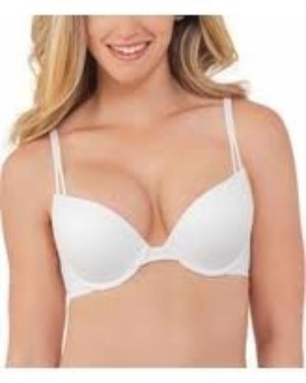 NWOT Lily Of France 34C Soiree Extreme Boost Tailored Bra 2131101 Ivory 94144