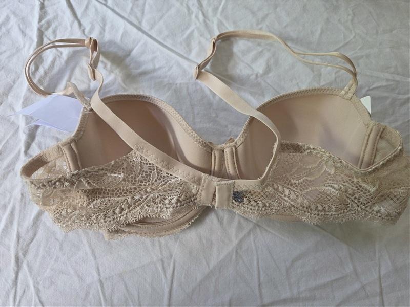 NEW Simone Perele 34B Eden 3D Contour Underwire Bra 12E343 Beige #94160