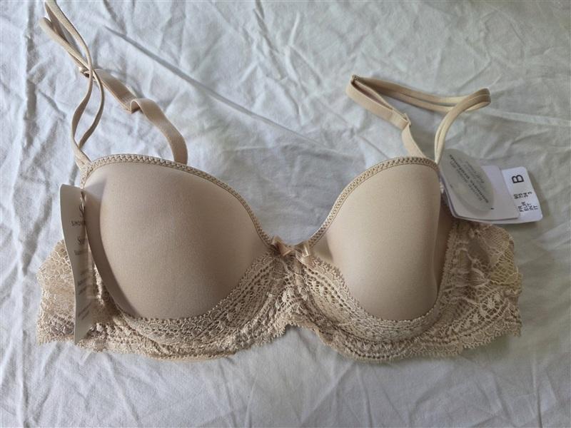 NEW Simone Perele 34B Eden 3D Contour Underwire Bra 12E343 Beige #94160