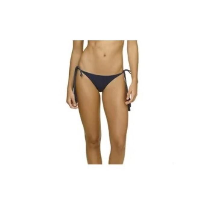 NWT PIlyq M/L Nautica Lace Bralette & Tie Bottoms 2 Piece Bikini Navy Blue 94238