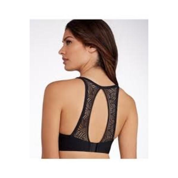 NWT Paramour 42G Carolina Seamless Contour Plunge T-Back Bra 115011 Black #94266