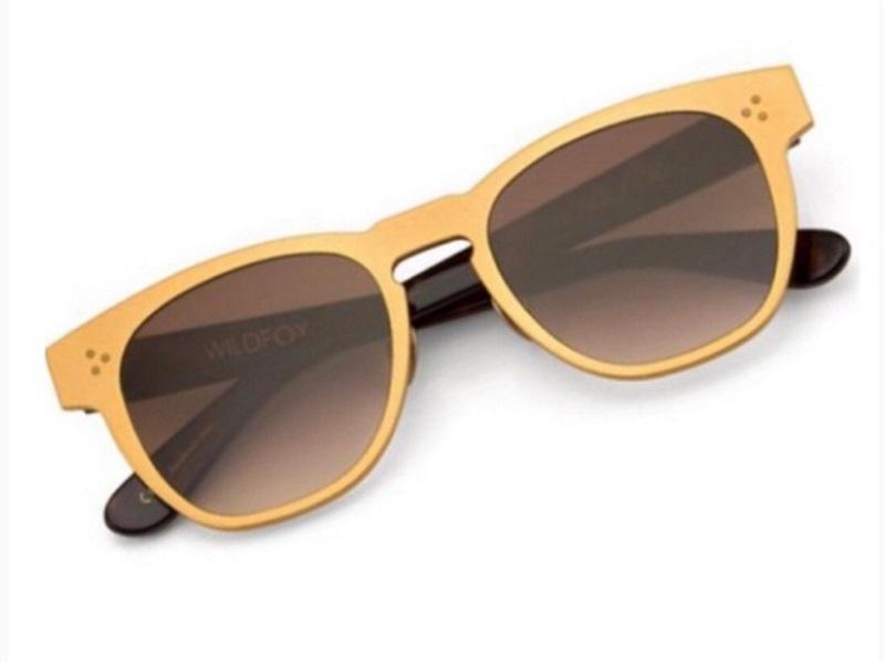 NWT + Box WILDFOX Ultra Classic Gold SUNGLASSES Classic 94288