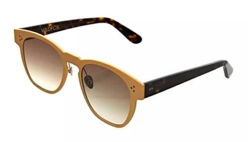 NWT + Box WILDFOX Ultra Classic Gold SUNGLASSES Classic 94288