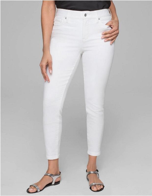 NWT Soma M Slimming 5 Pocket Denim Jeans White 94309