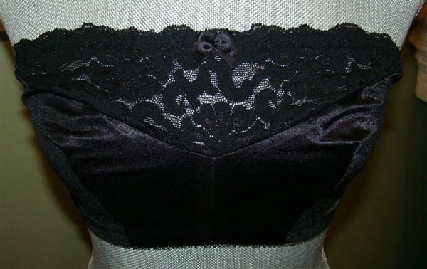 NEW Glamorise Strapless Comfort Bandeau Bra 1800 Black 38 B/C/D #94402