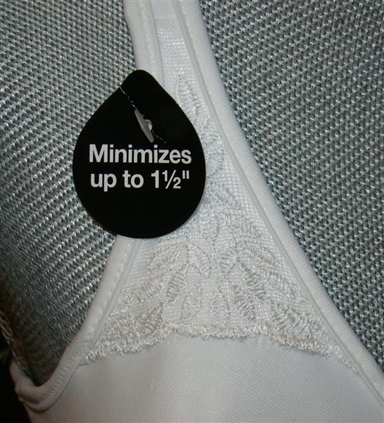 NWOT Bali 42DDD Passion Comfort Minimizer Bra 3385 Peach Floral 94462
