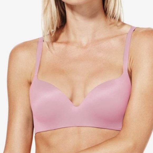 NWt Tommy John 34DD Second Skin Comfort Lightly Lined Wireless Bra Purple 94501