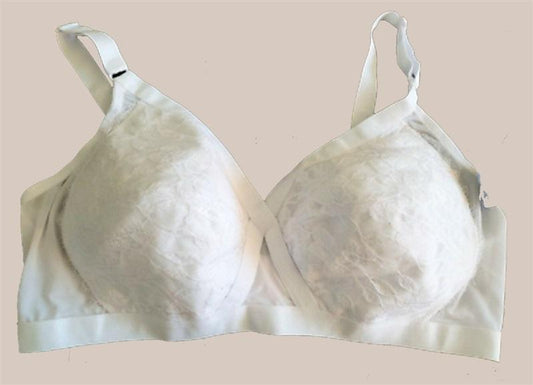 NWOT Plusform 46C Instant Shaping 1685 Lace Cotton Blend No Wire Bra 94581