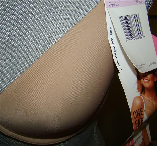NWT Maidenform 32DD Famous T Shirt Bra 7959 Free Ship! Beige #94622