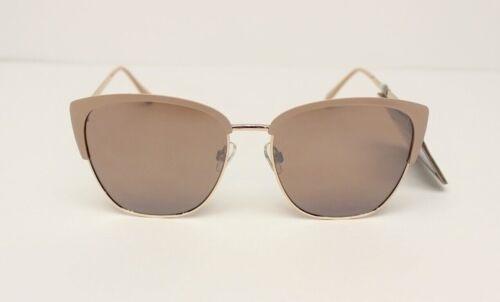 NWT Panama Jack Cateye Polarized Rose Gold Half-rim Sunglasses #94669